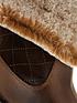  image of barbour-hareshaw-leather-faux-fur-trim-boot-brown