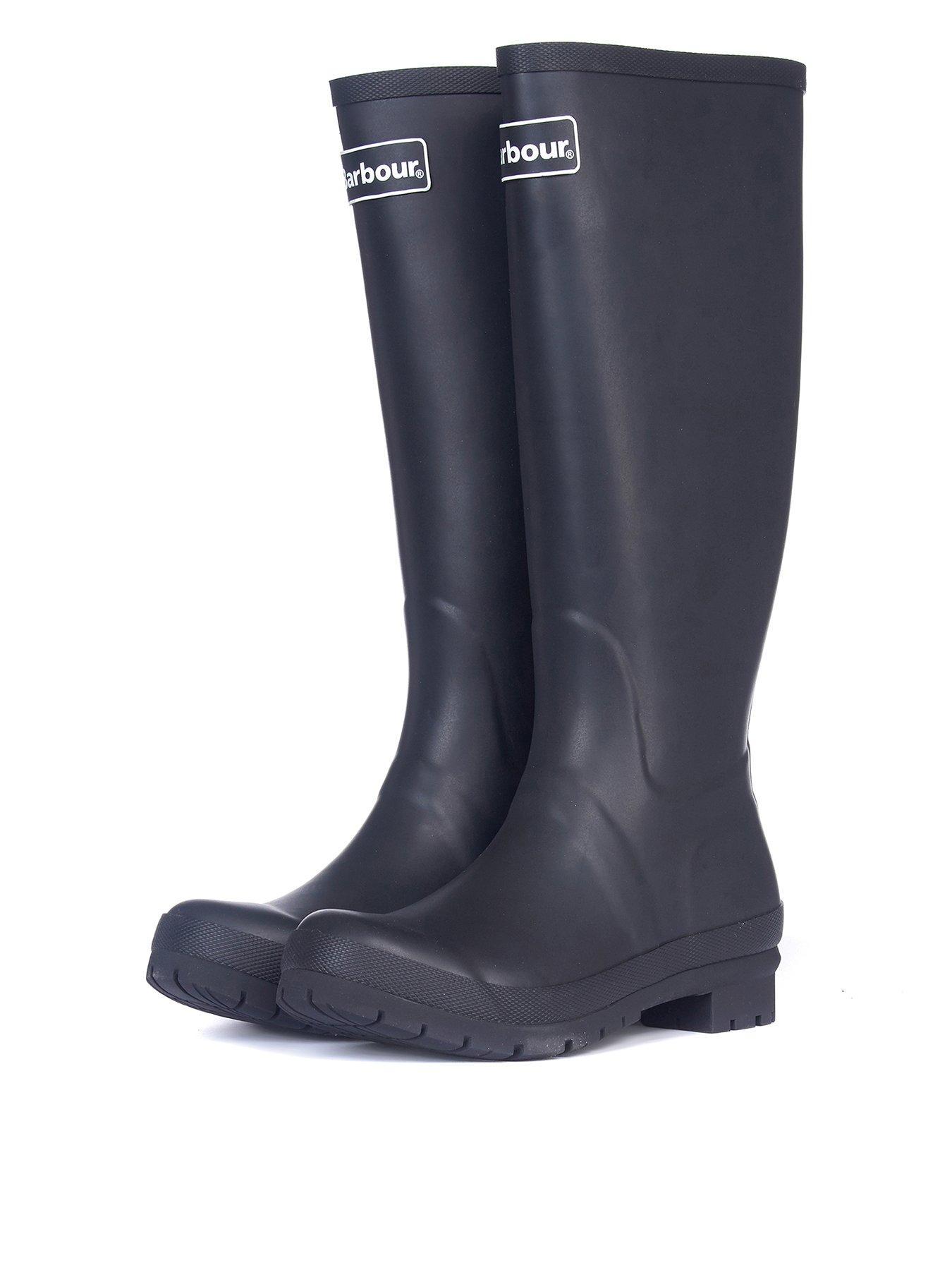 Barbour Abbey Full Length Wellington - Black