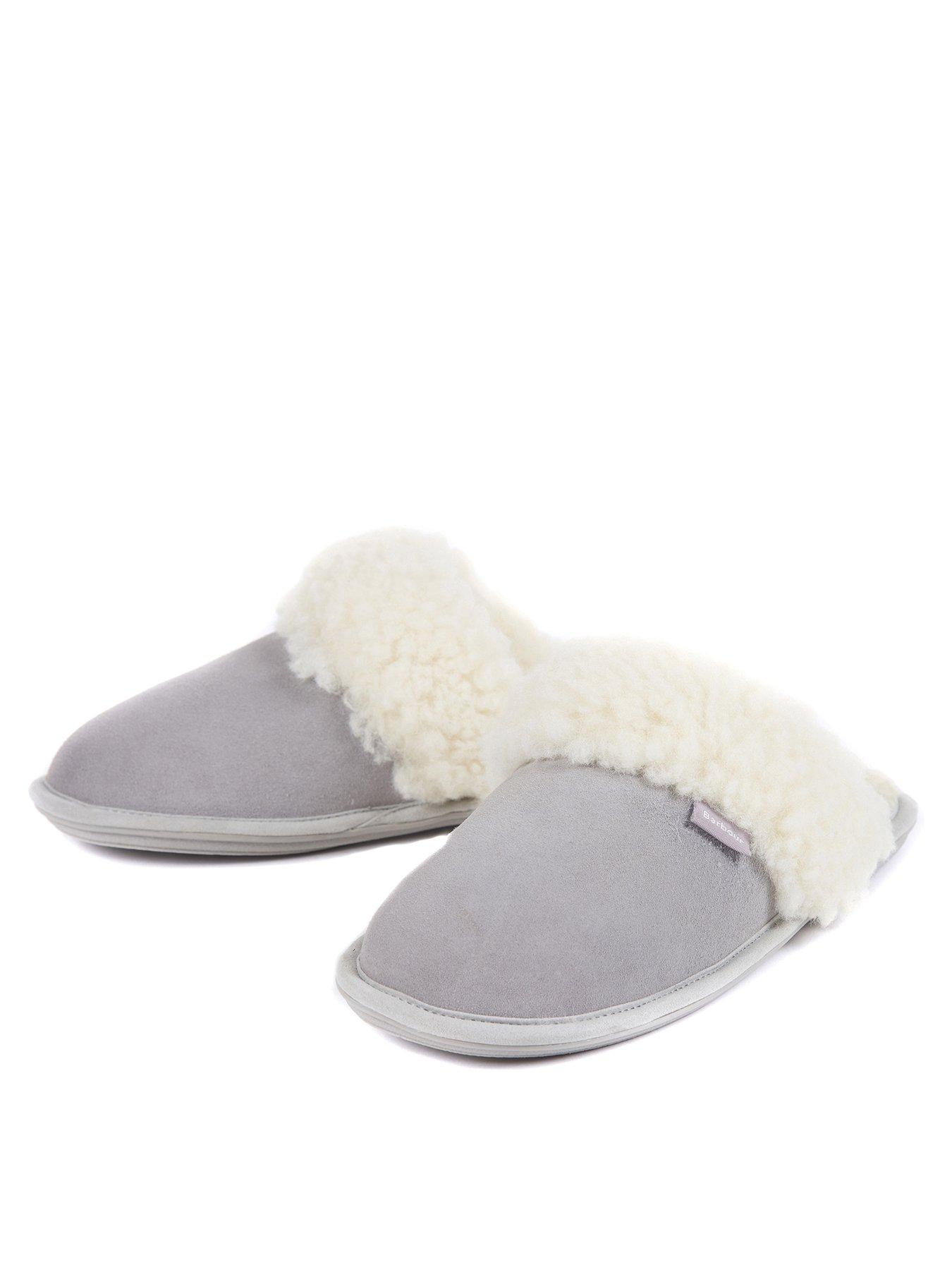 barbour lydia mule slippers grey