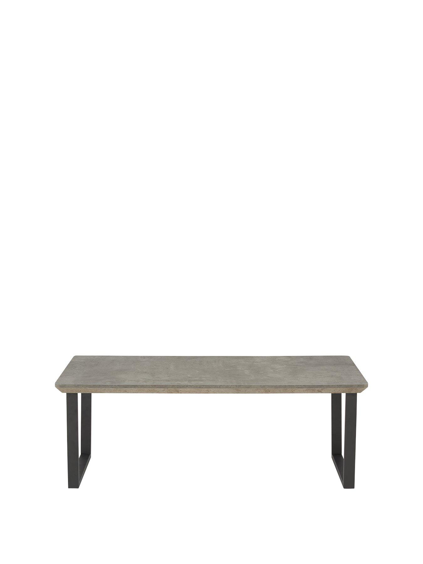 Bronx Concrete Effect Coffee Table very.co.uk