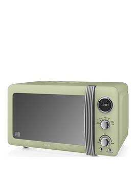 Swan Retro 20-Litre Digital Microwave - Green