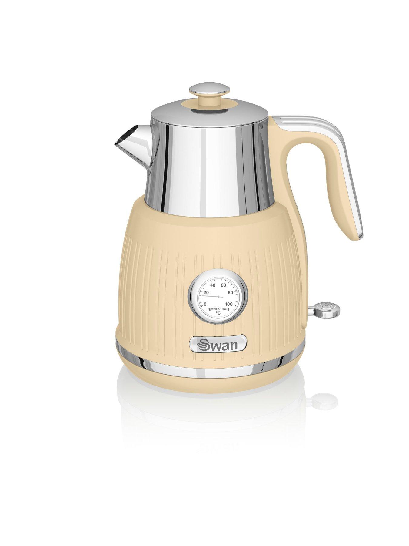Swan 1.5L Retro Dial Kettle Cream very.co.uk