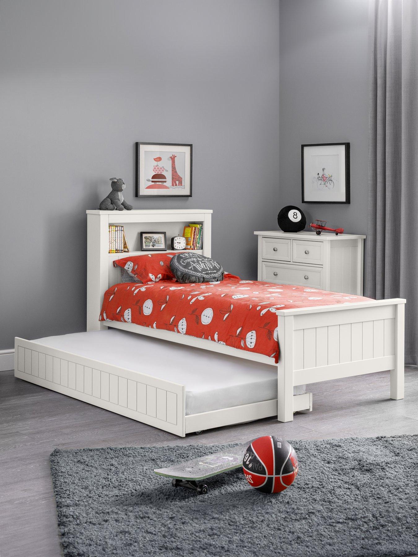 Product photograph of Julian Bowen Maine Underbed 90cm - Surf White from very.co.uk