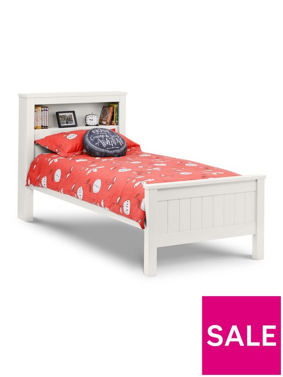 stillFront image of julian-bowen-maine-bookcase-bed-90cm-surf-white