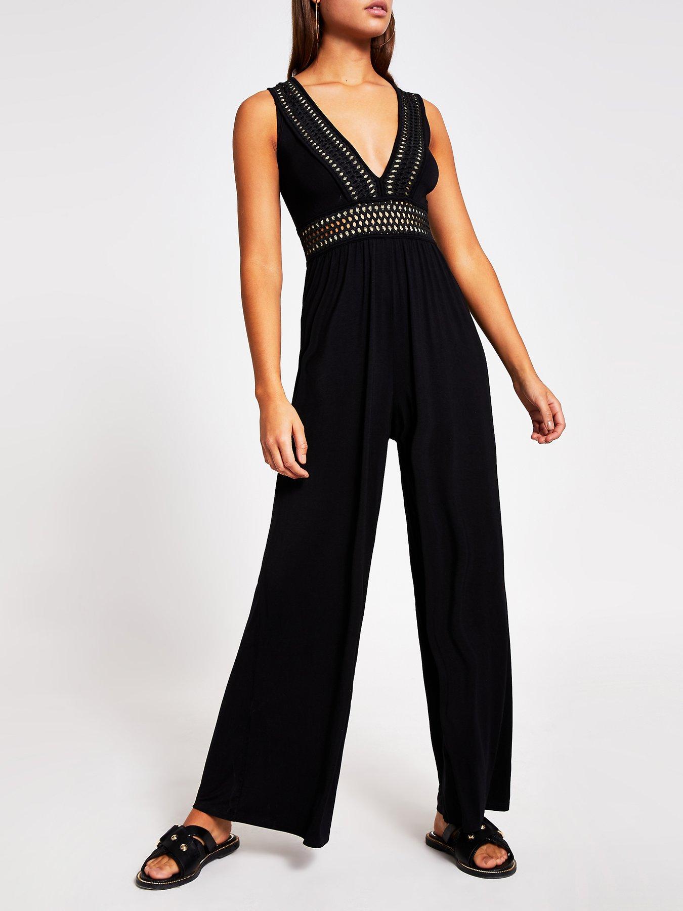 metallic jumpsuit with sleeves