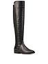  image of clarks-pure-caddy-leather-over-the-knee-boot-black