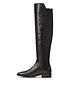  image of clarks-pure-caddy-leather-over-the-knee-boot-black