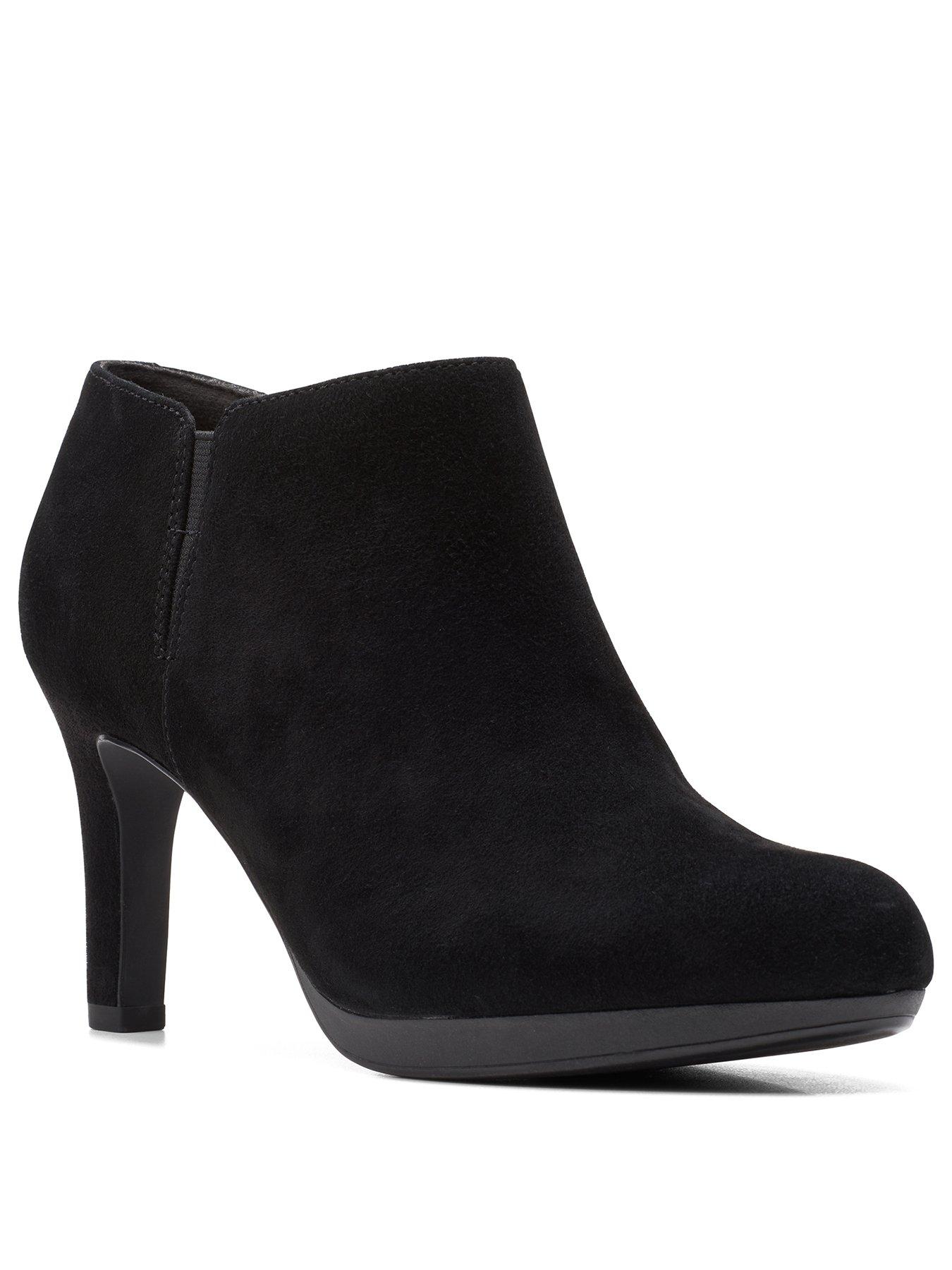 womens black shoe boots uk