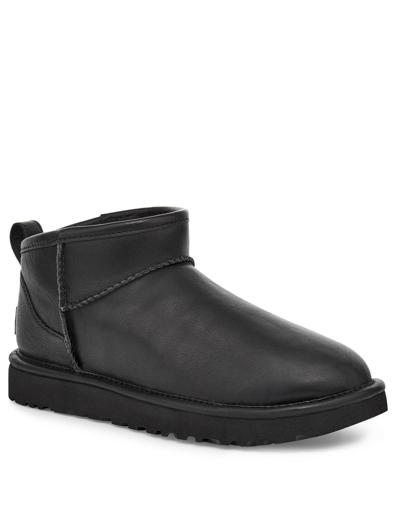 black leather ugg boots uk