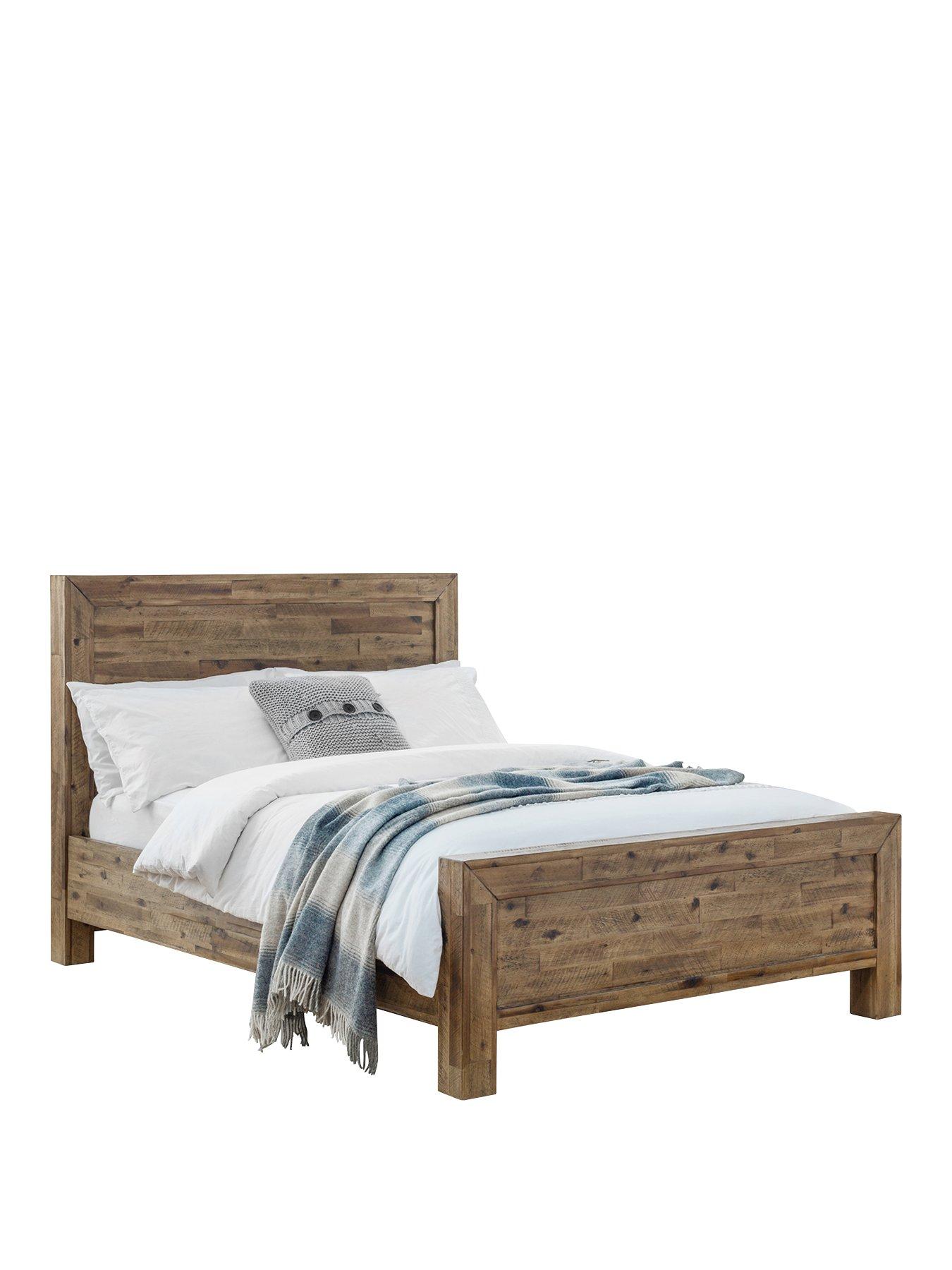 Image 2 of 6 of Julian Bowen Hoxton&nbsp;Wooden Bed - Solid Acacia