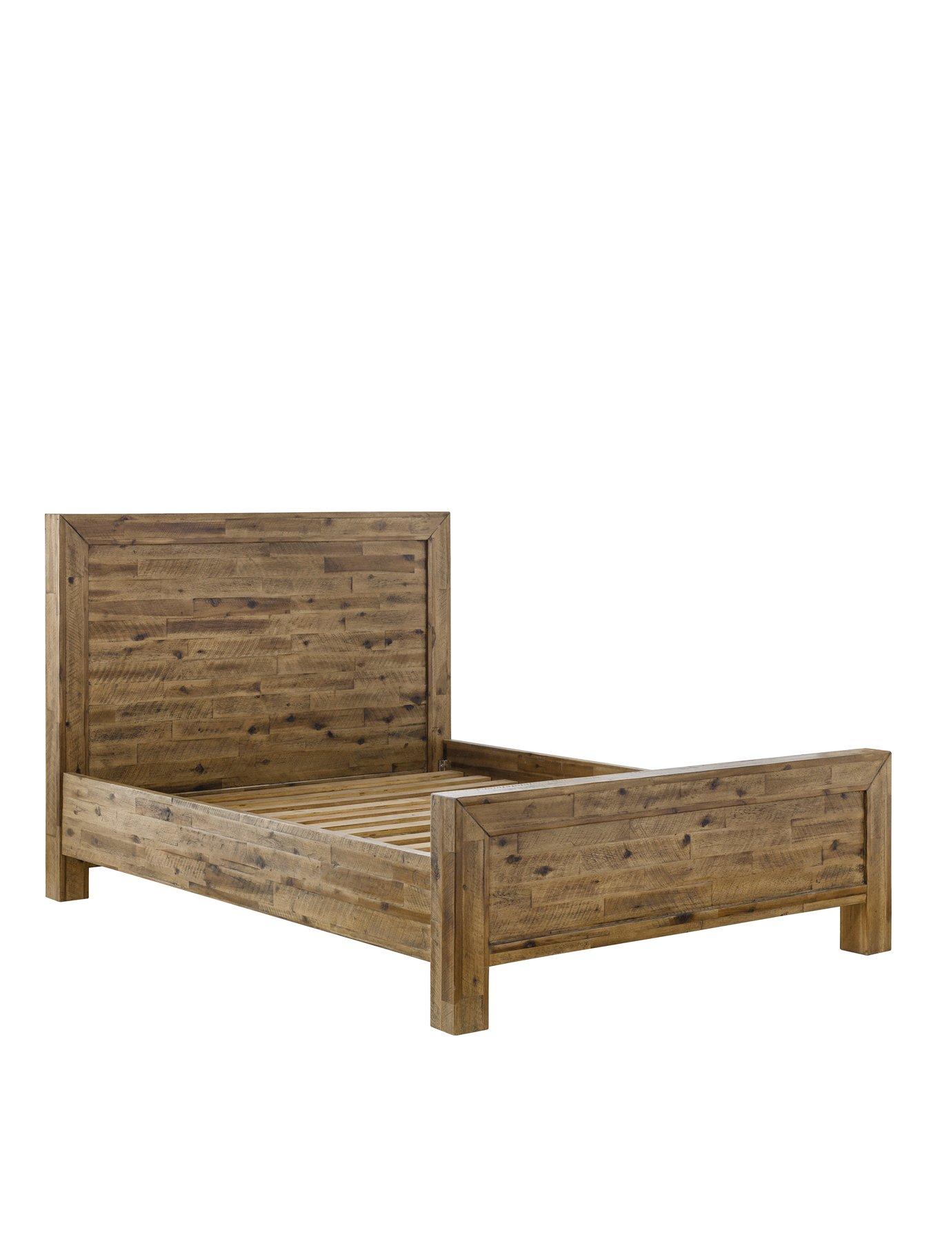 Image 4 of 6 of Julian Bowen Hoxton&nbsp;Wooden Bed - Solid Acacia