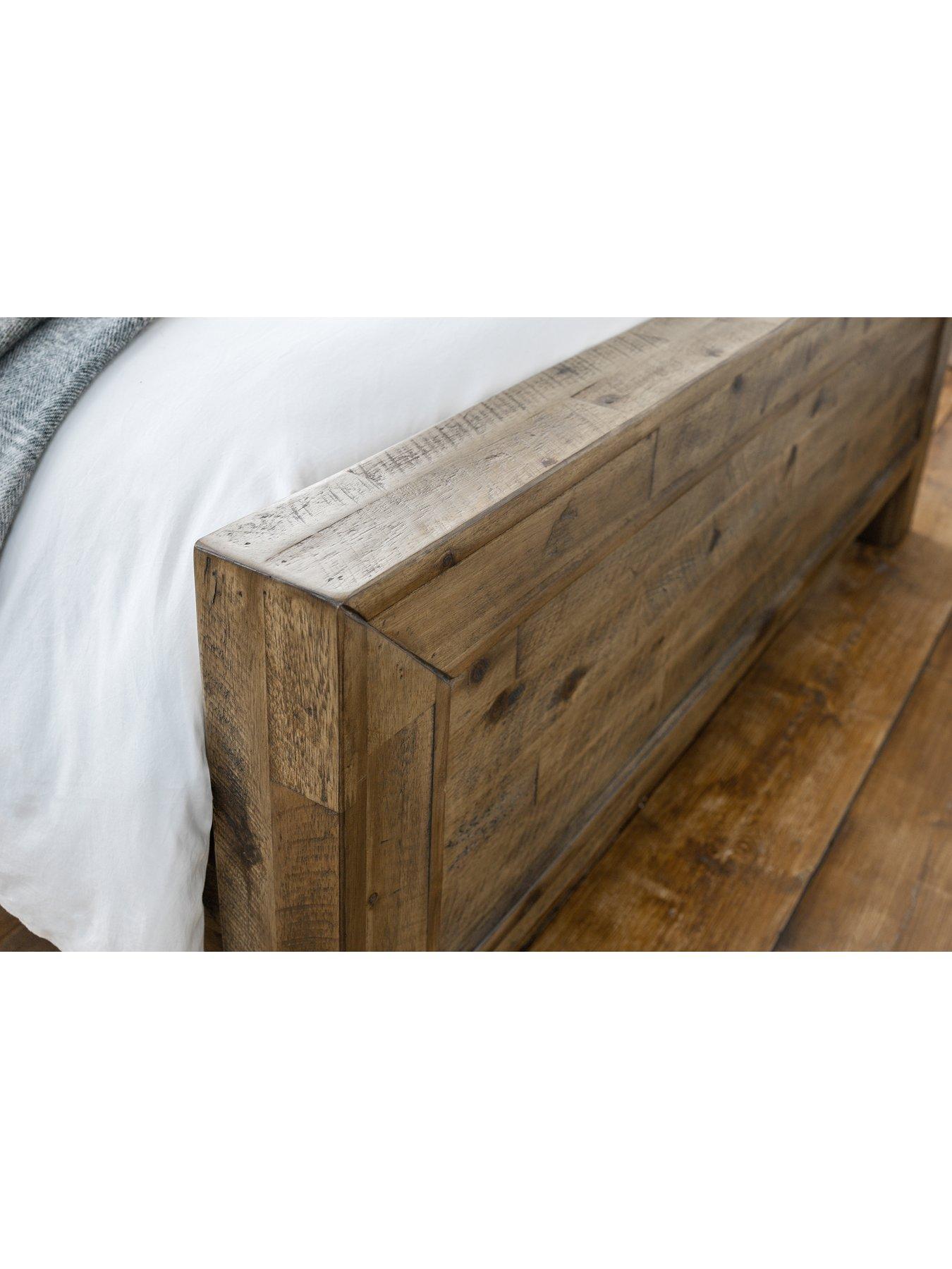 Image 6 of 6 of Julian Bowen Hoxton&nbsp;Wooden Bed - Solid Acacia