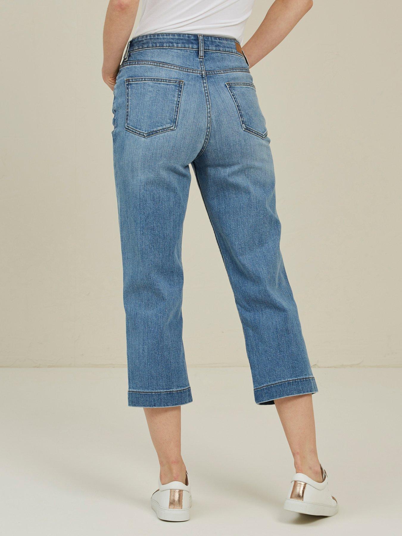 fat face cropped jeans