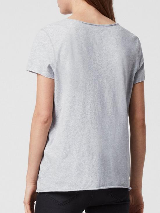 outfit image of allsaints-emelyn-tonic-tee-grey