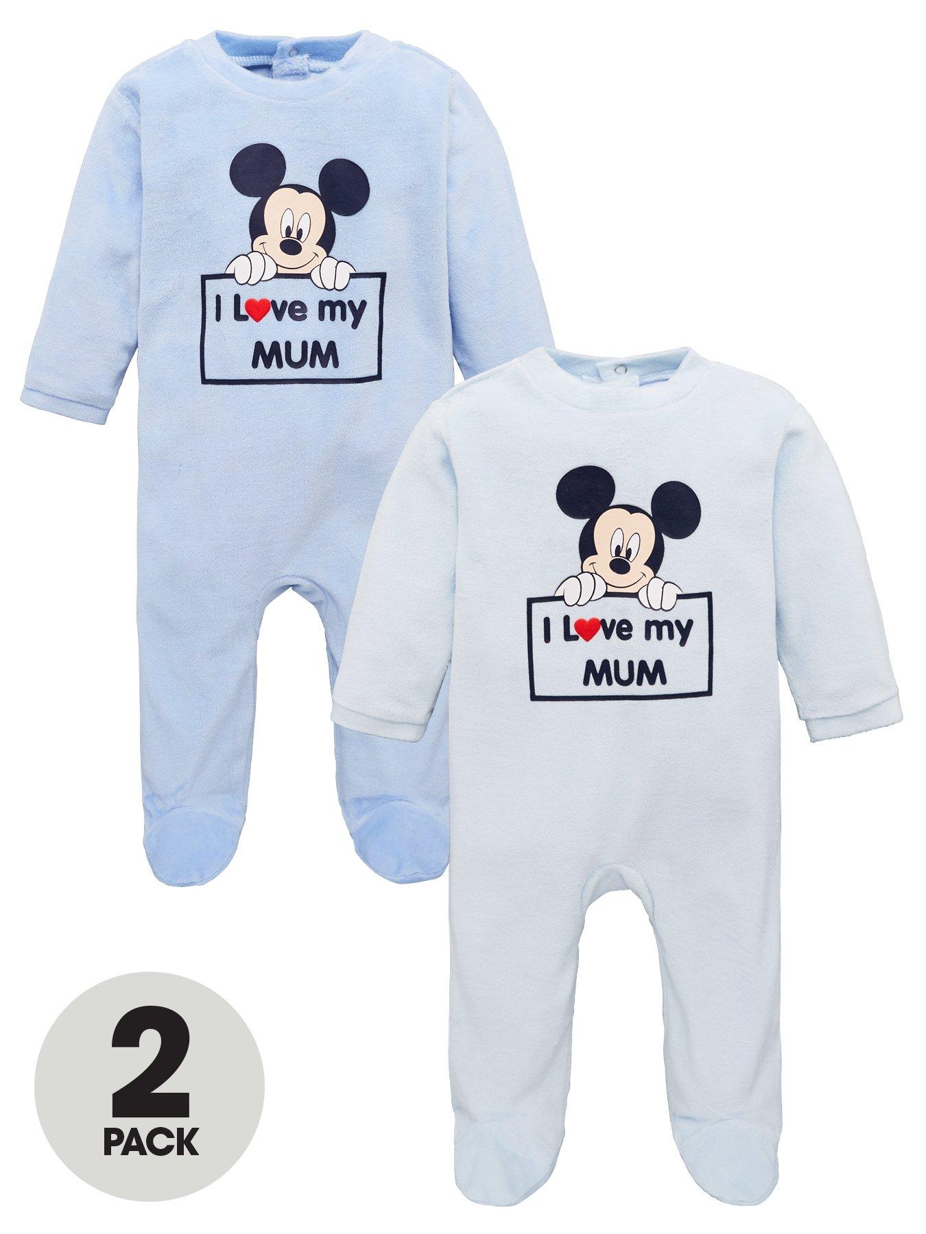 mickey mouse baby clothes uk