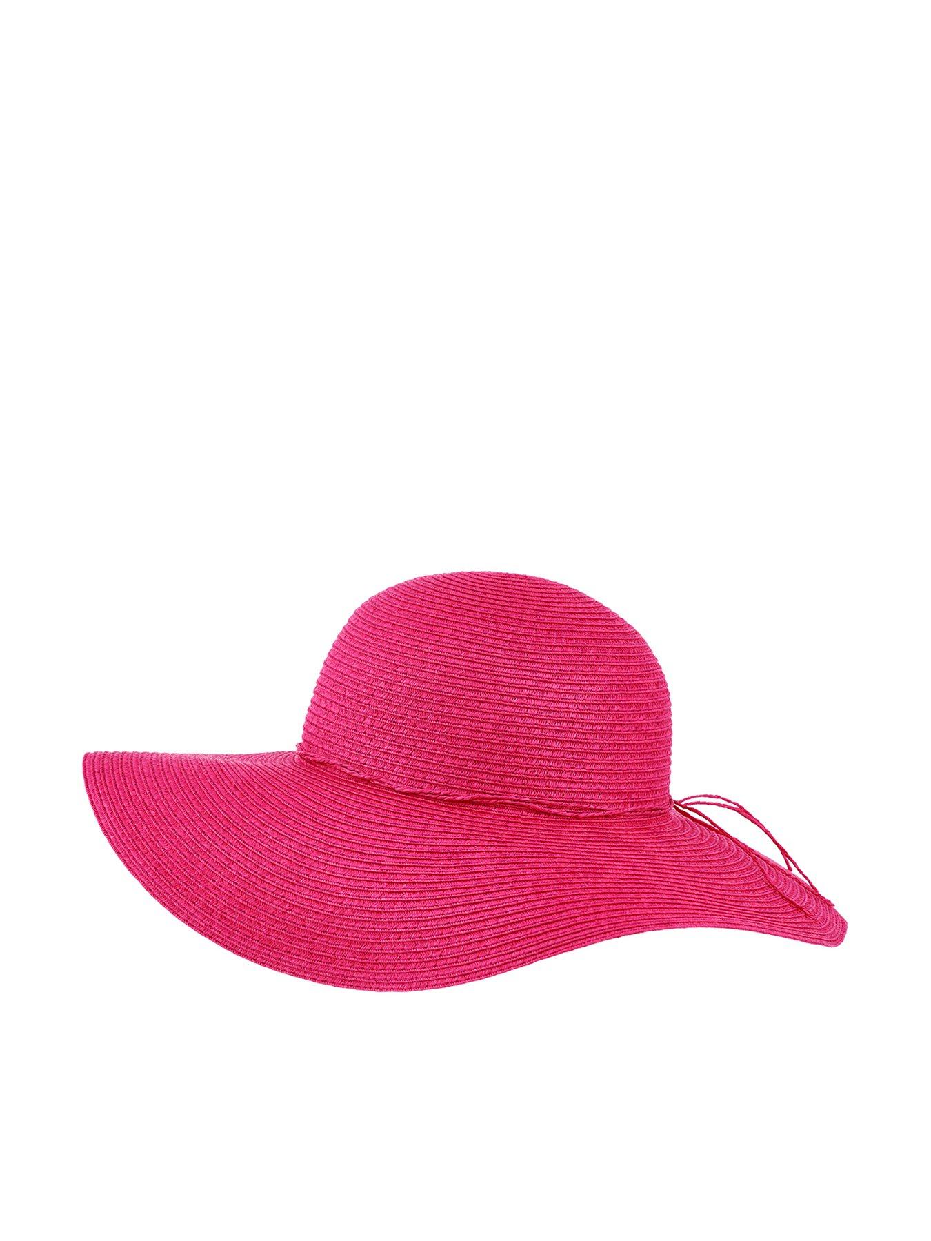 pink floppy hat