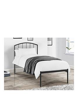 Product photograph of Julian Bowen Onyx Single Metal Bed Frame from very.co.uk