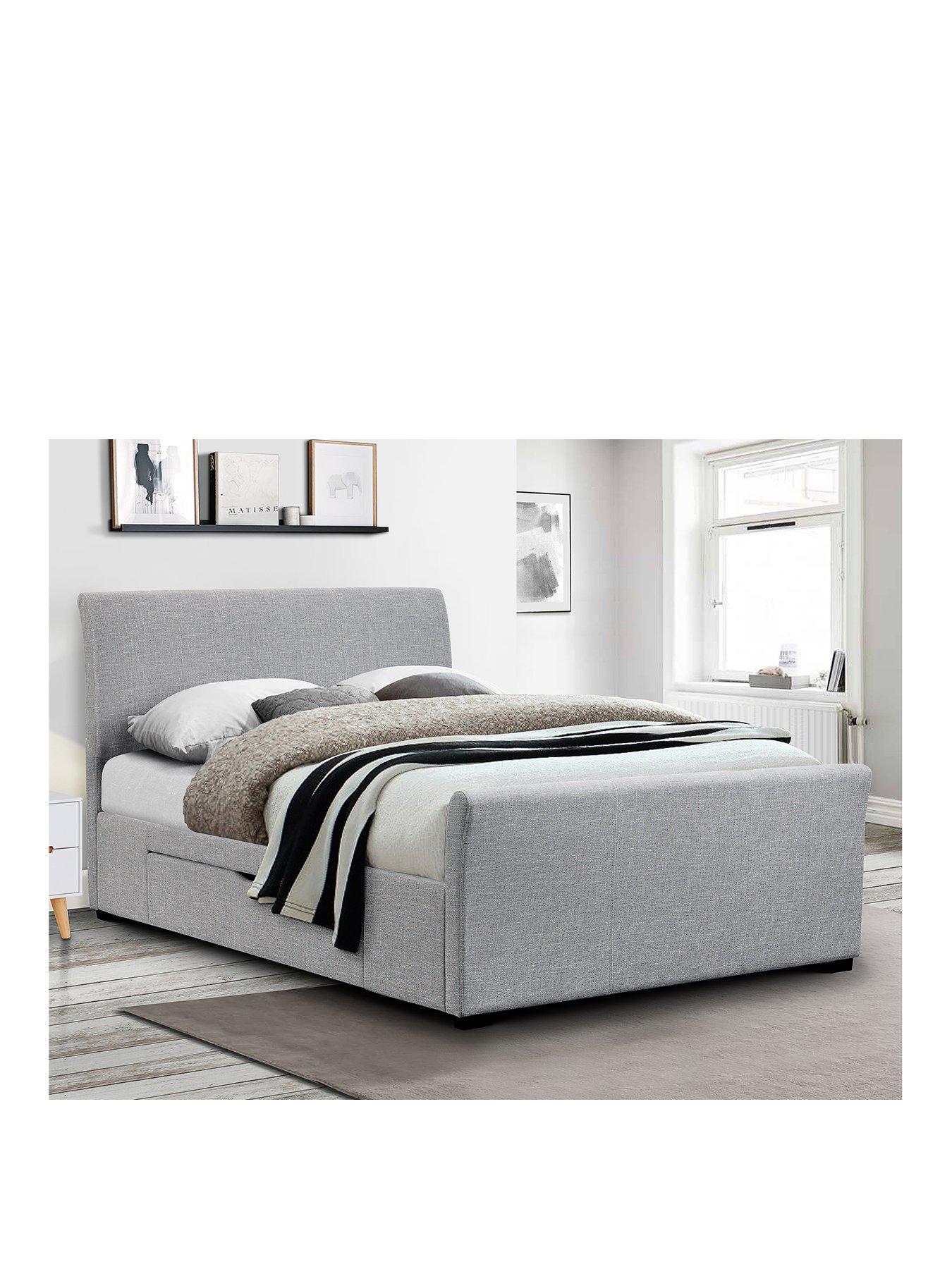 Image 1 of 5 of Julian Bowen Capri&nbsp;Fabric Bed Frame with Drawers