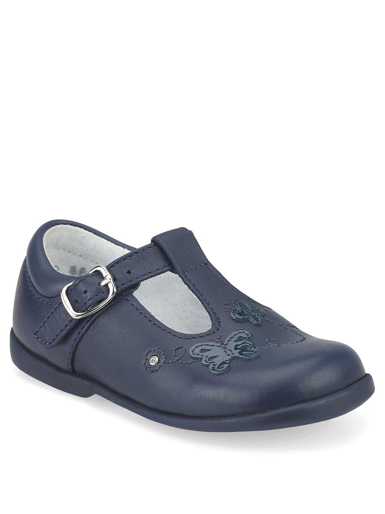 navy blue girls school shoes