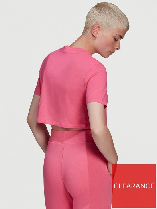 stillFront image of adidas-originals-trefoil-cropped-t-shirt-pinknbsp