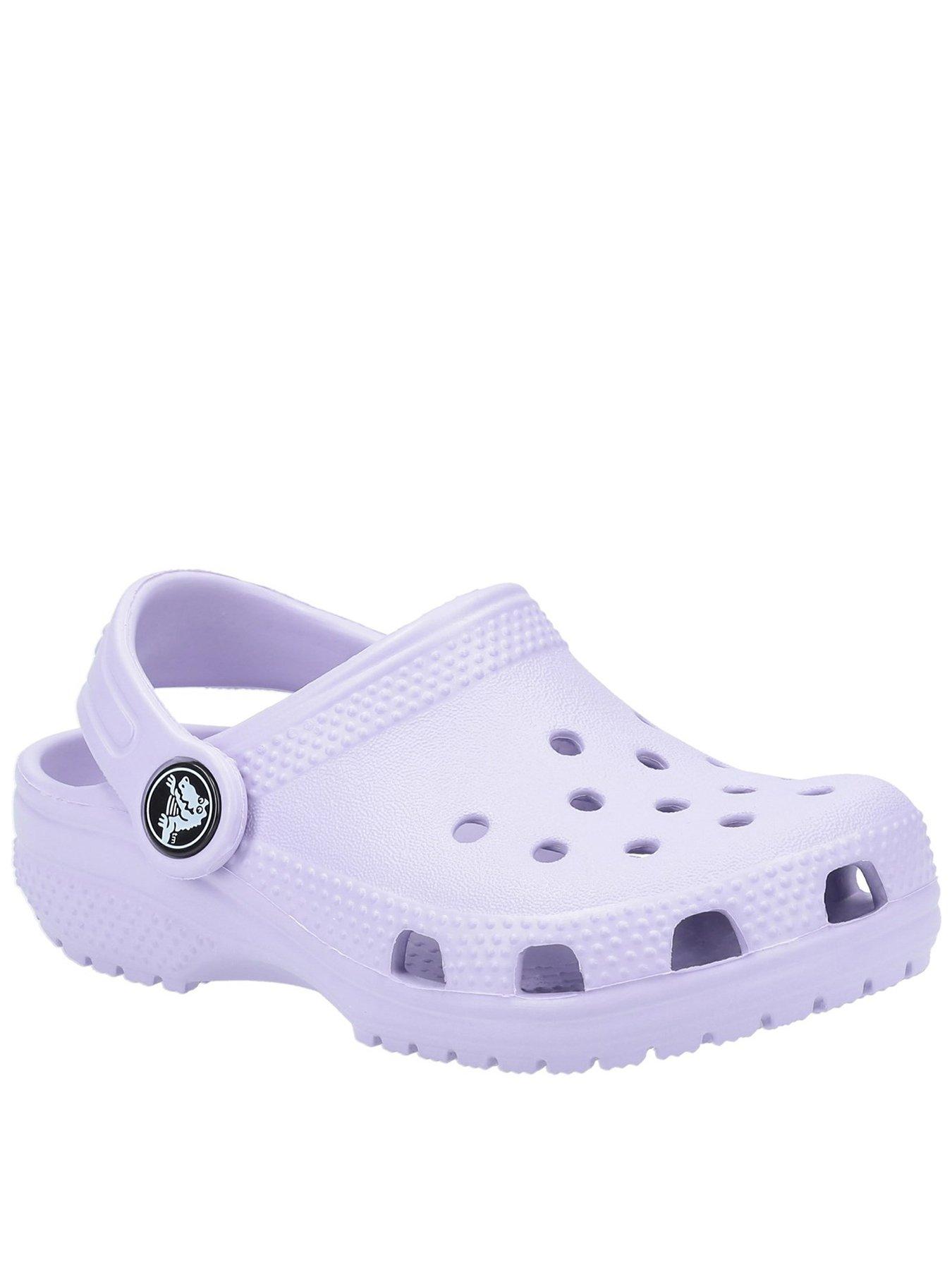 girls white crocs size 3