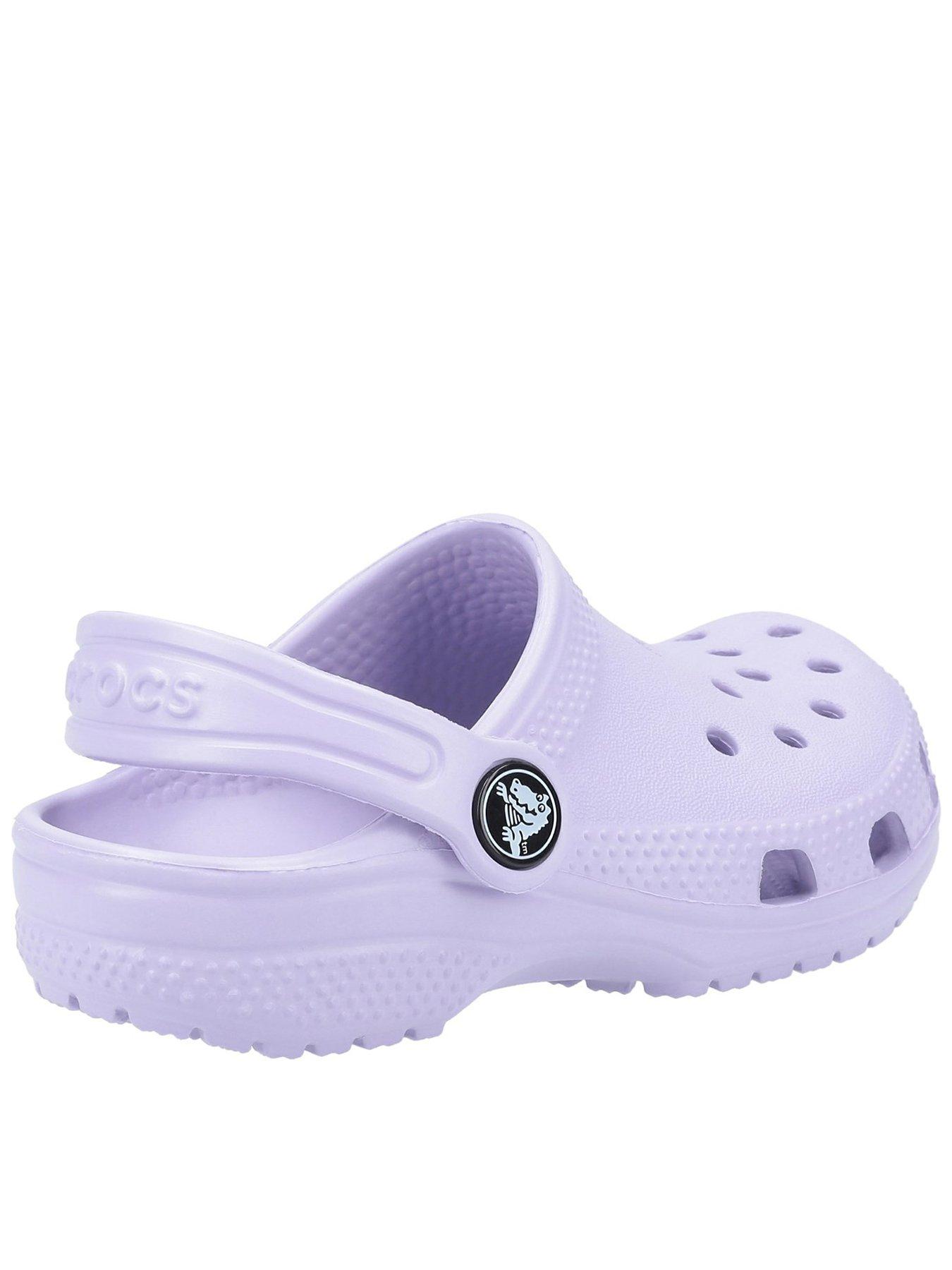 lilac crocs