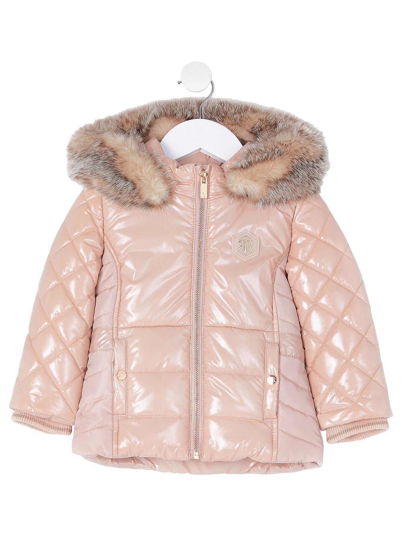 pink girls coat