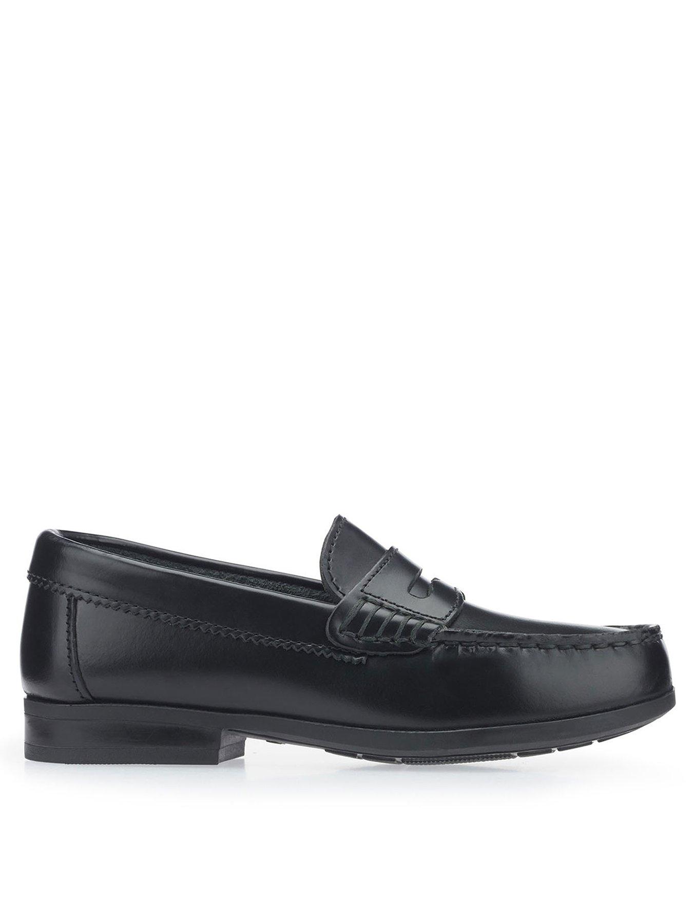 School & uniform Girls Penny 2 Loafer School Shoes - Black