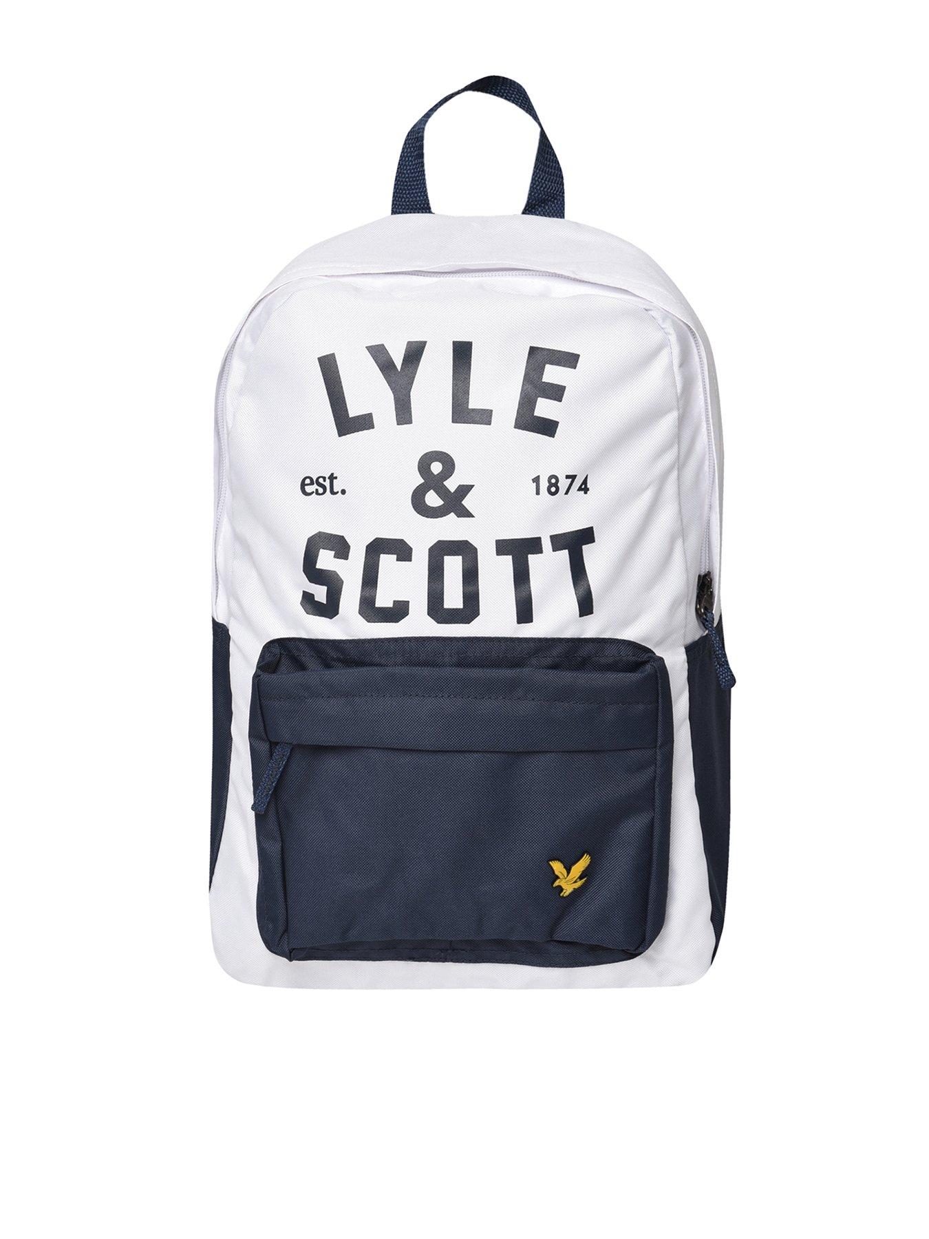 lyle and scott backpack grey