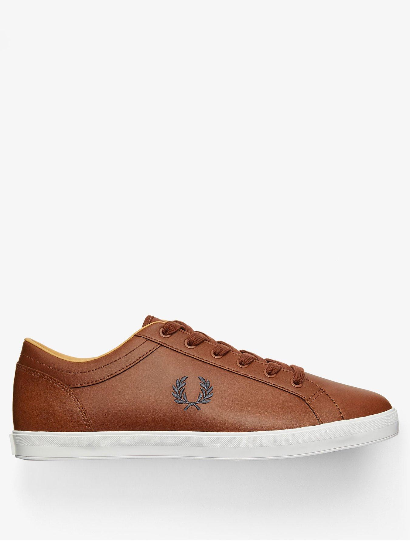 fred perry tan trainers