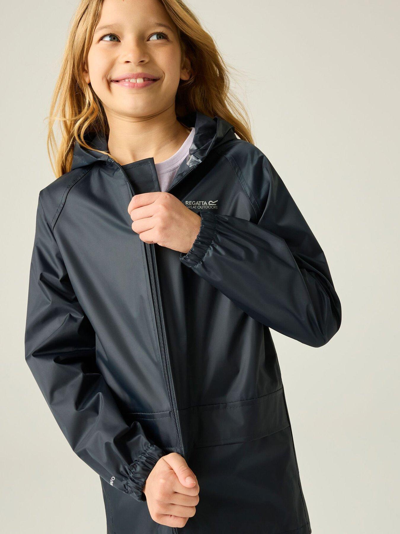Regatta Kids Stormbreak Waterproof Jacket - Navy