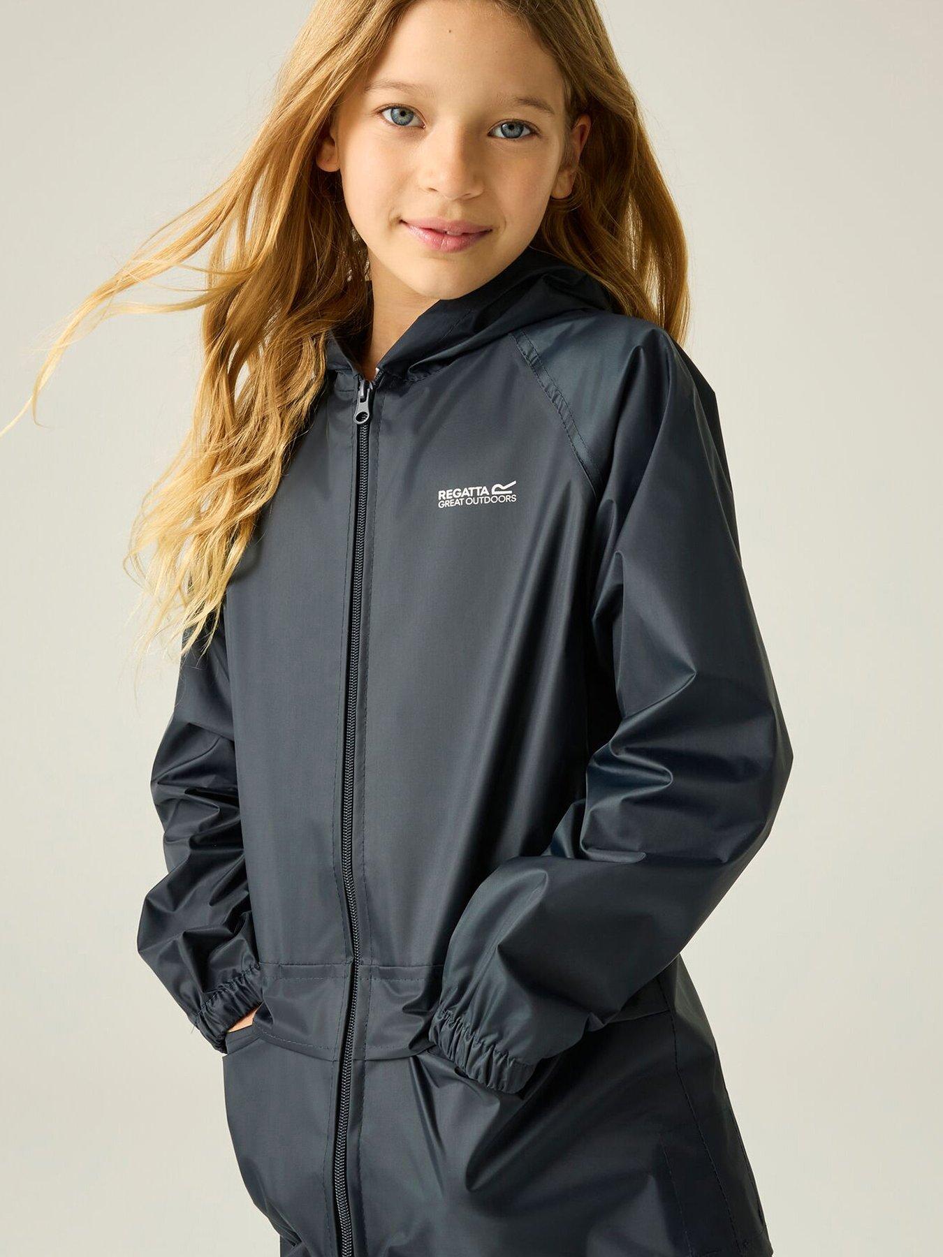 Image 2 of 7 of Regatta Kids Stormbreak Waterproof Jacket - Navy