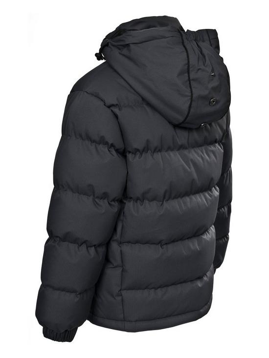 Trespass Childrens Tuff Padded Detachable Hood Jacket - Grey | very.co.uk