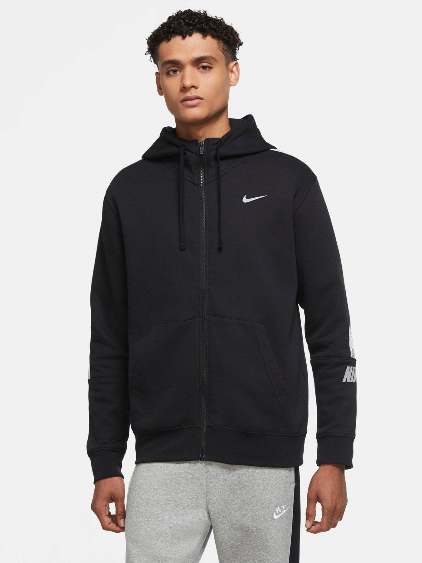 nike repeat tape full zip hoodie
