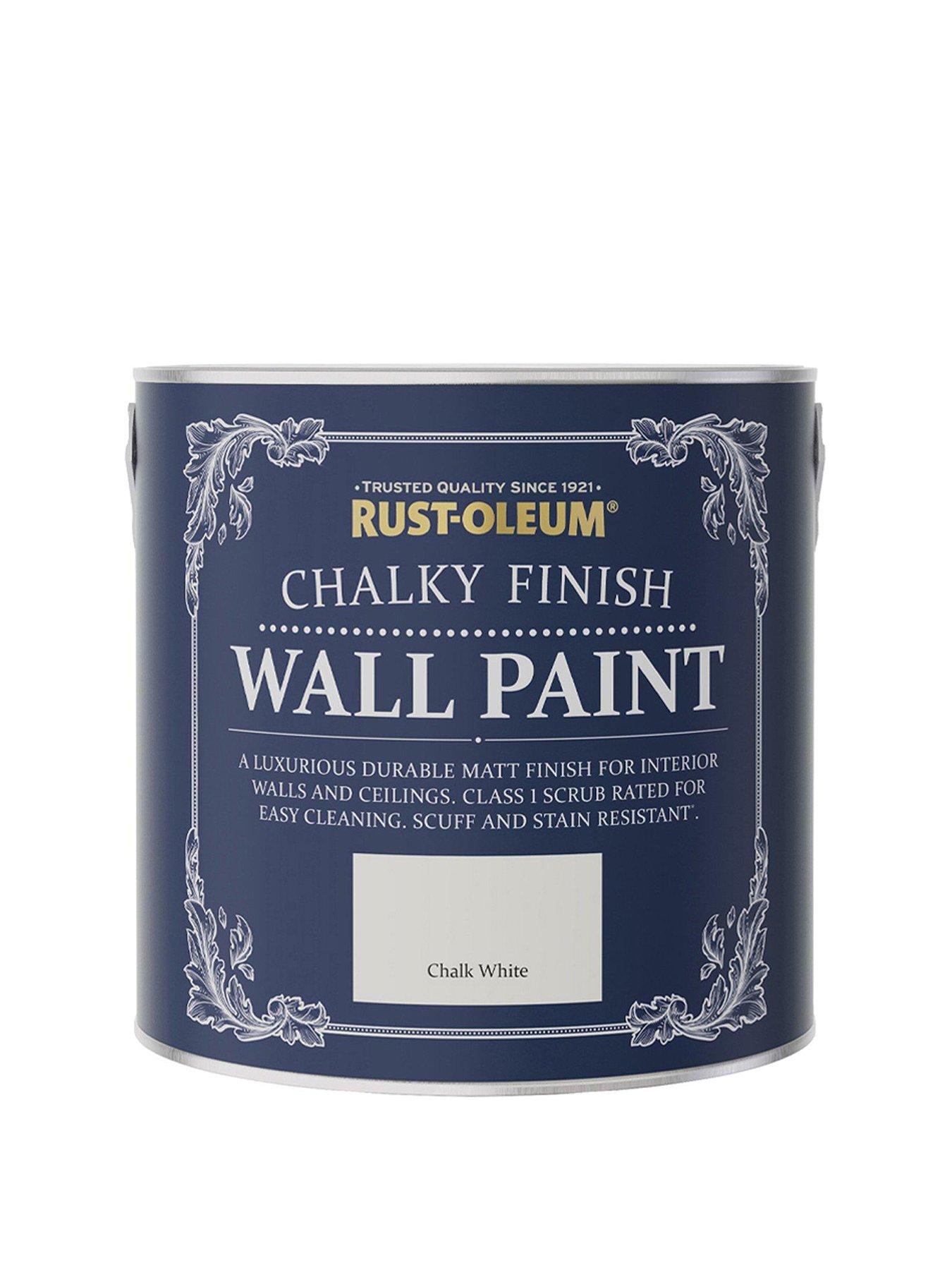 Rust-Oleum Chalky Finish 2.5-litre Wall Paint – Chalk White