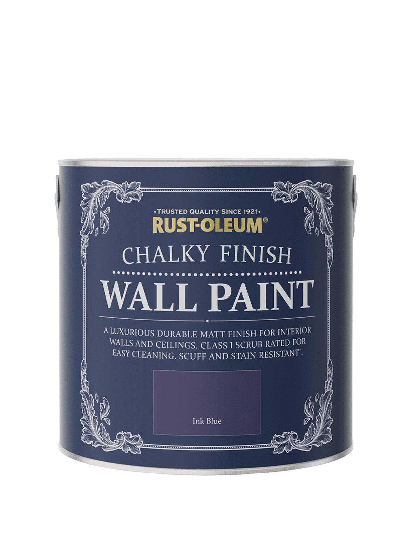 Image 1 of 5 of Rust-Oleum Chalky Finish 2.5-litre Wall Paint &ndash; Ink Blue
