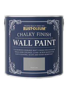 Rust-Oleum Chalky Finish 2.5-Litre Wall Paint – Pitch Grey