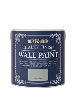 Product photograph of Rust-oleum Chalky Finish 2 5-litre Furniture Paint Ndash Laurel Green from very.co.uk