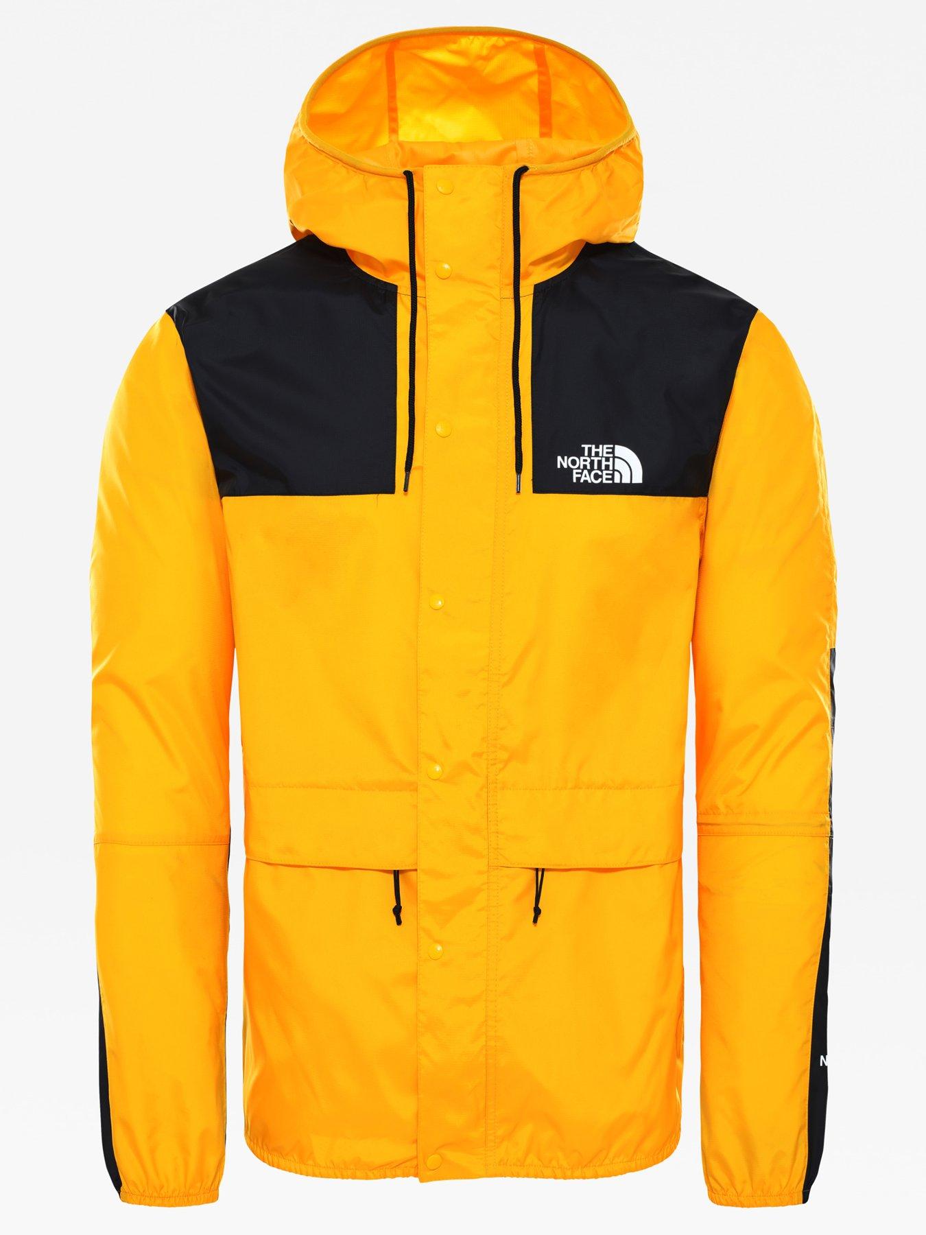 north face mountain jacket yellow 