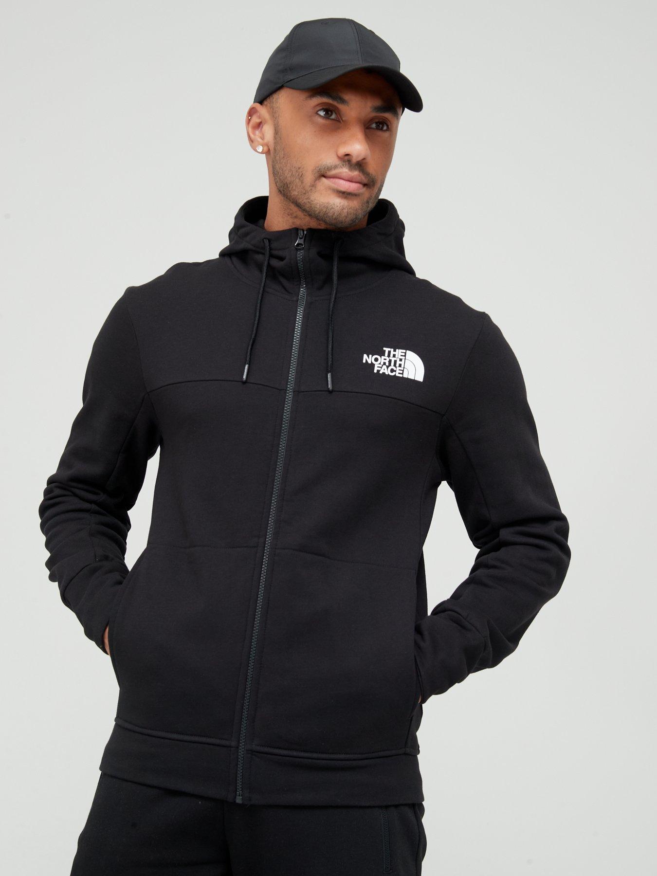 north face hoodie zip up