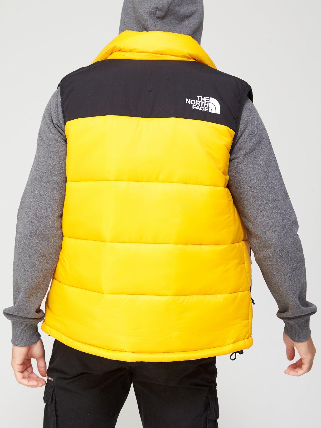 north face gold vest