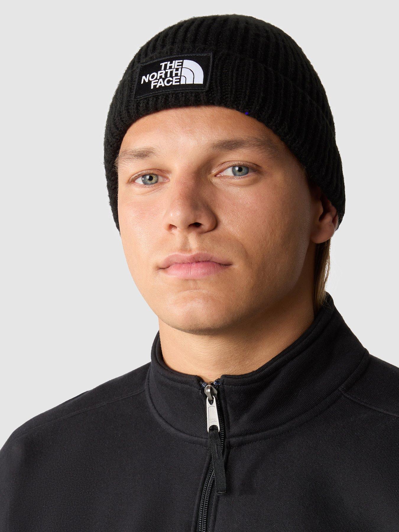 Black north hotsell face beanie