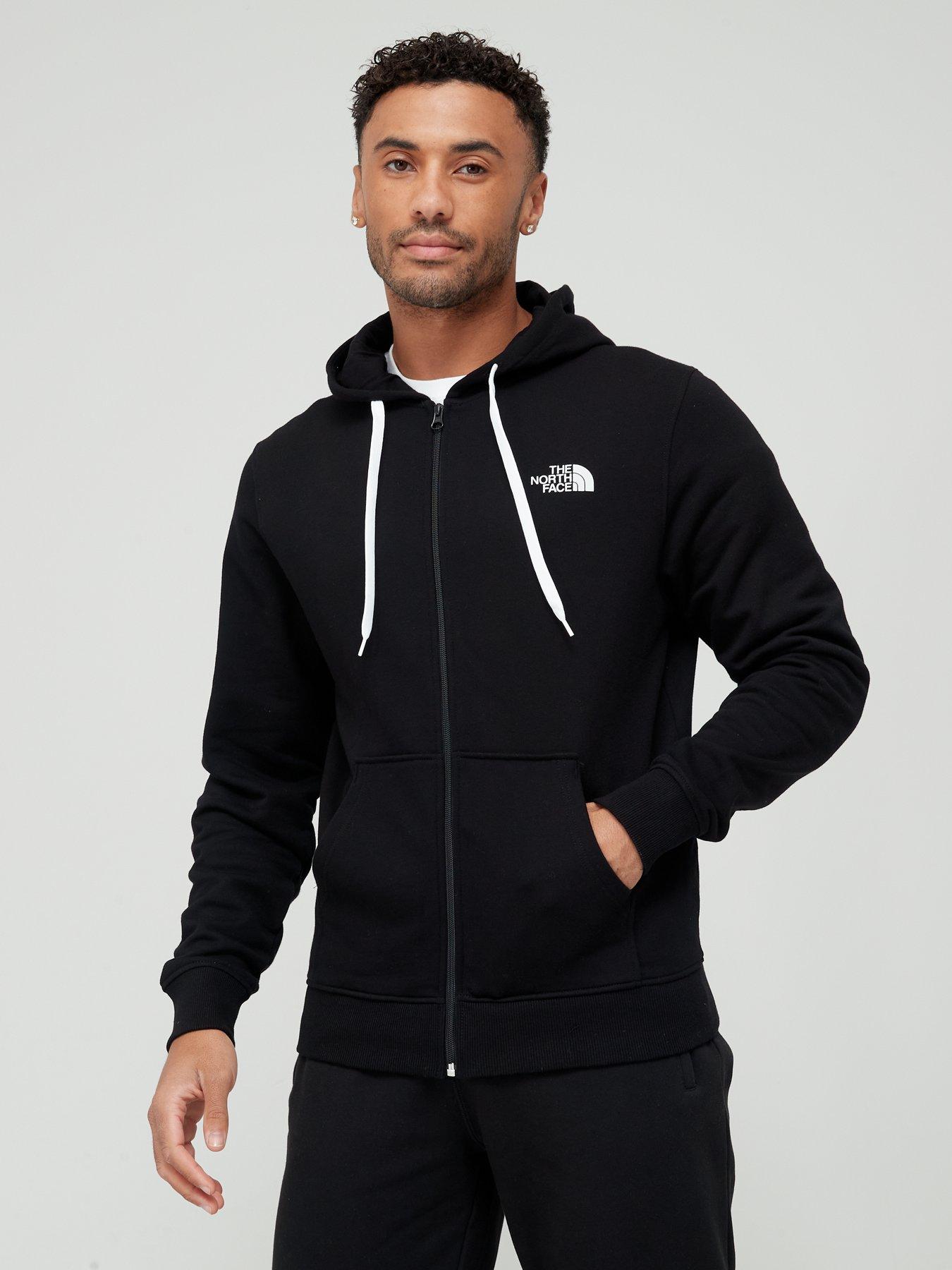 North face 2025 black zip hoodie