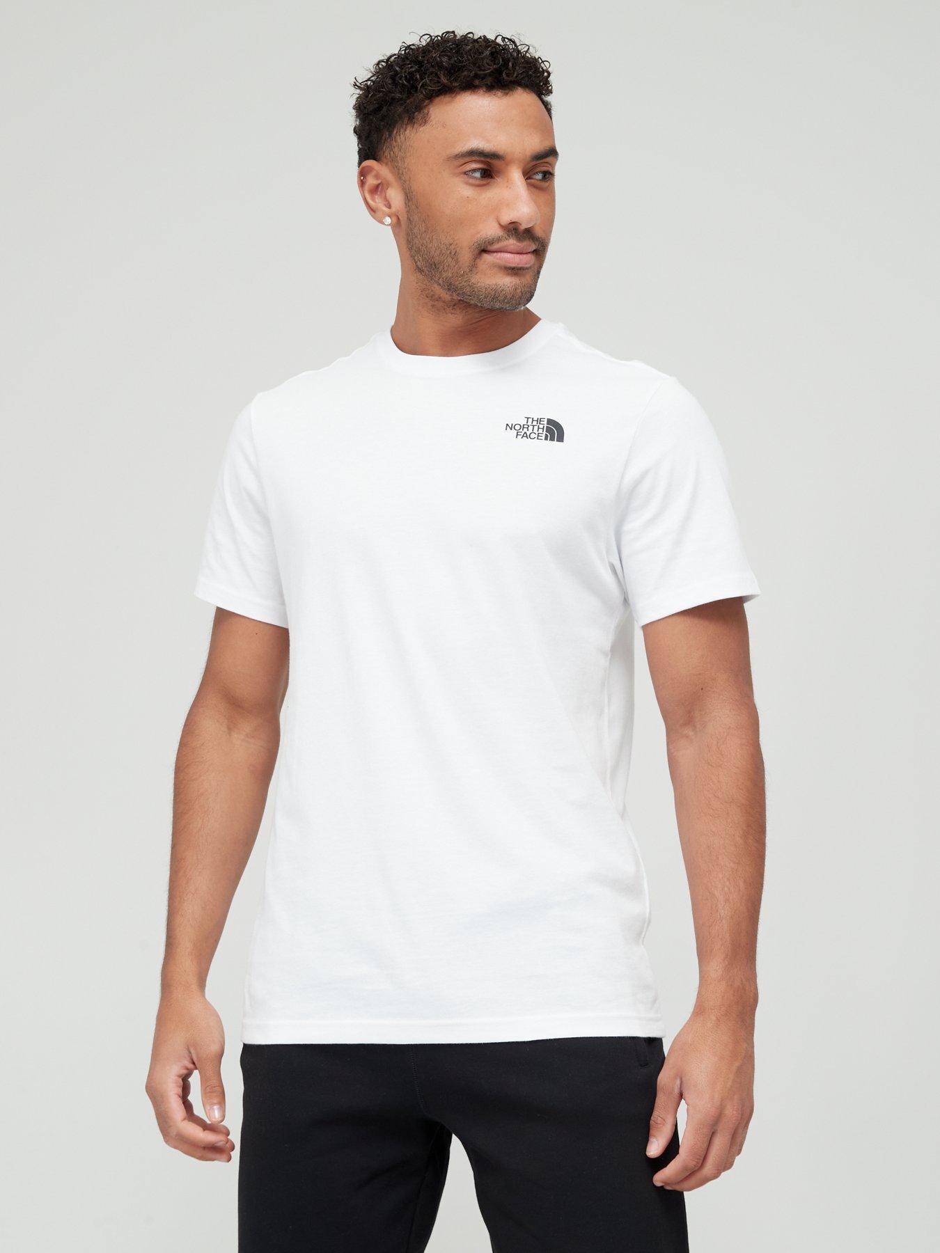 THE NORTH FACE Men's S/S Redbox Tee - White | Very.co.uk