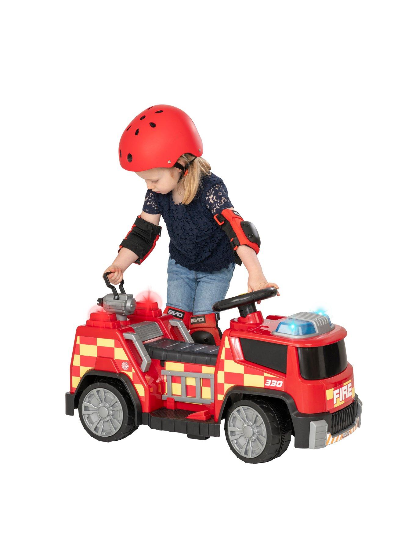 6v ride on hot sale fire engine bike