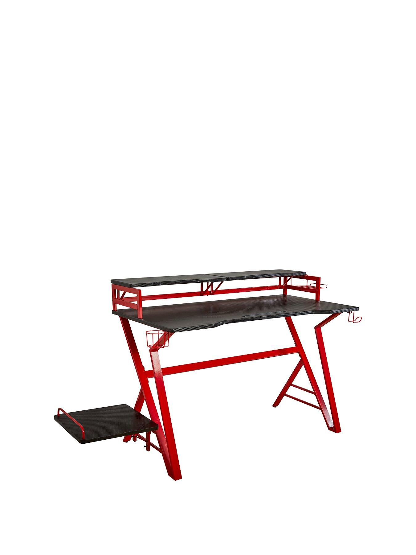 Product photograph of Lloyd Pascal Virtuoso Gaming Desk from very.co.uk