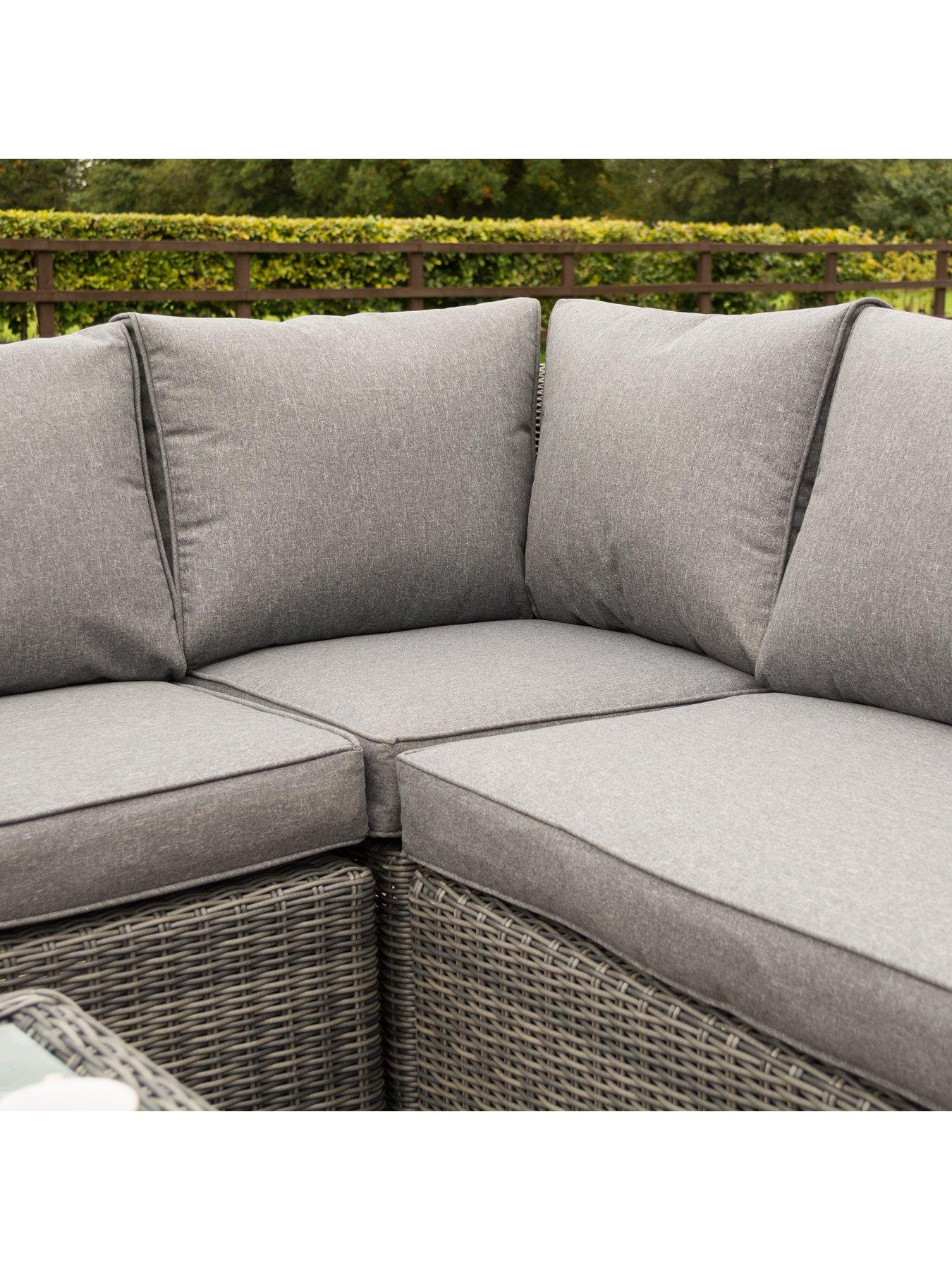 Image 4 of 6 of Rowlinson Bunbury Corner Set Grey Weave