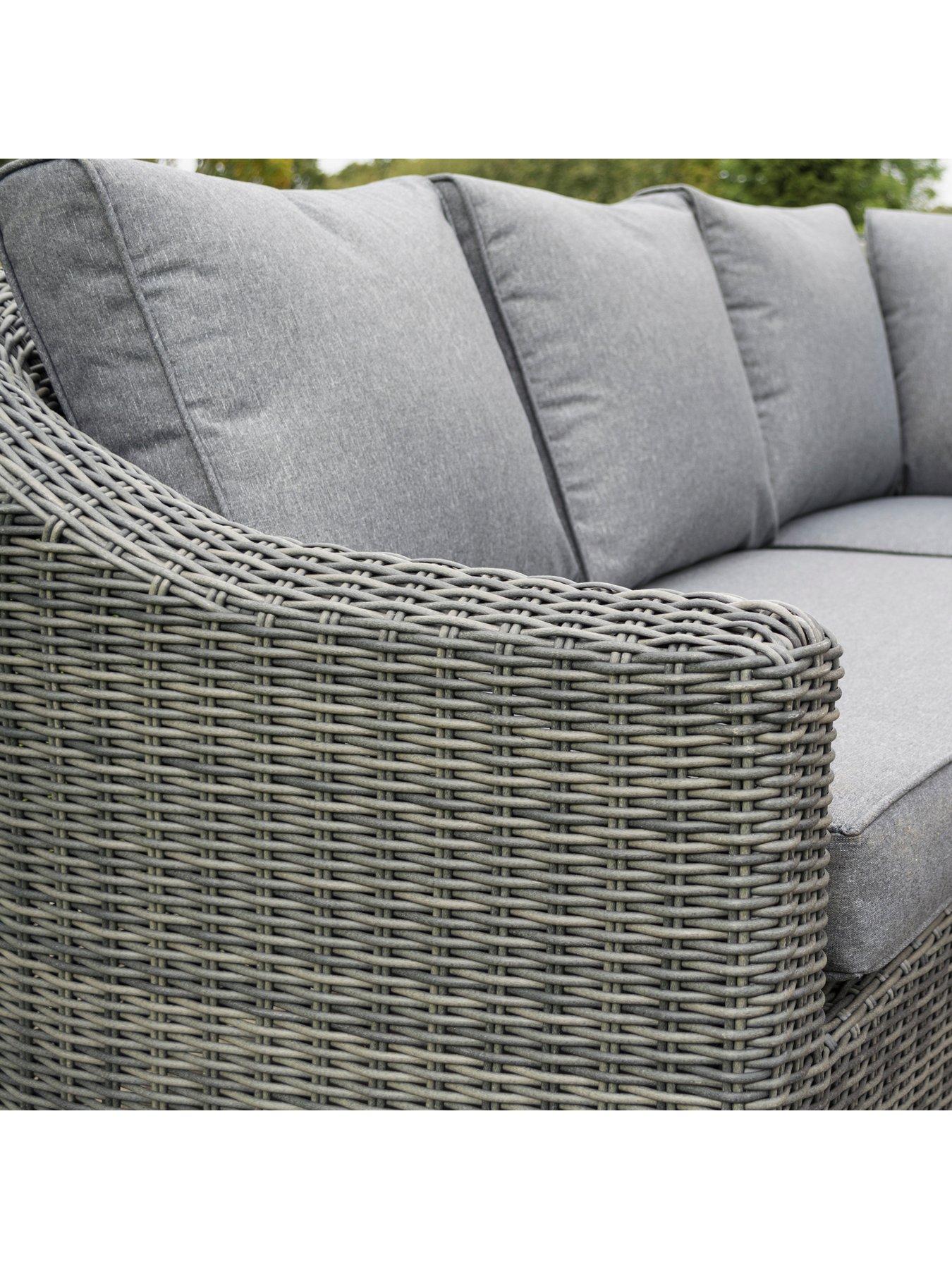 Image 5 of 6 of Rowlinson Bunbury Corner Set Grey Weave