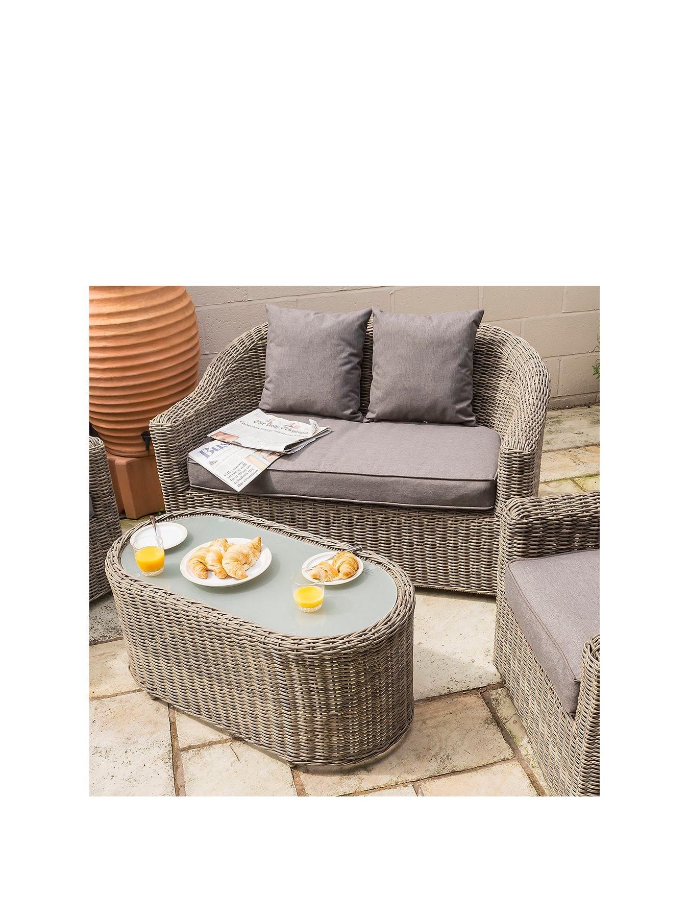 Image 3 of 6 of Rowlinson Bunbury Sofa Set Natural Weave