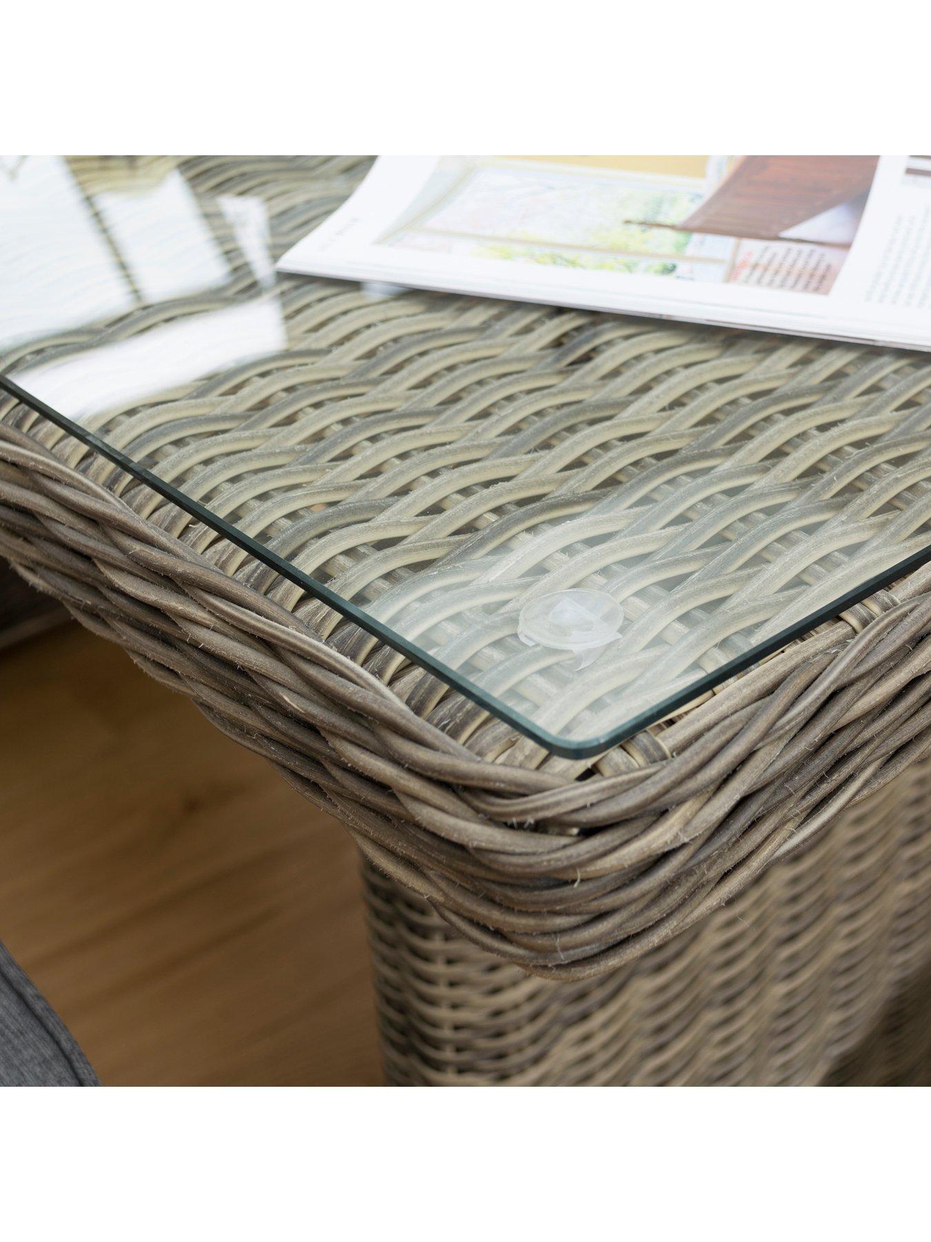 Image 4 of 6 of Rowlinson Thornbury Corner Dining Set Natural